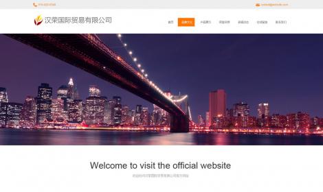 國(guó)際貿易公司網站(zhàn)欣賞